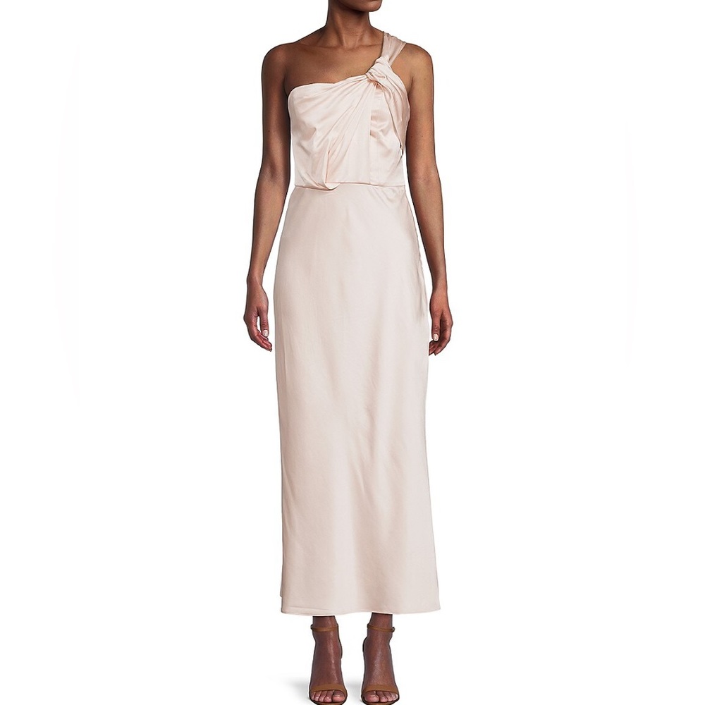 Significant Other silky blush pink midi dress size 4